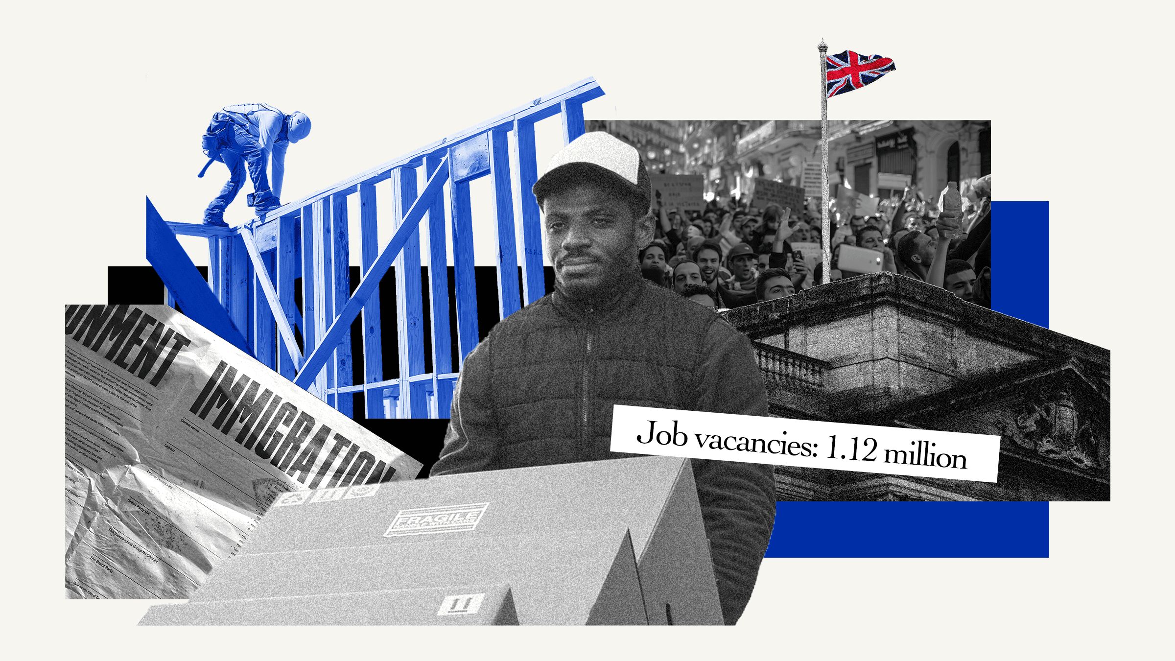 Cover Image for Is letting asylum seekers work a solution to Britain’s labor shortage? Experts say it’s a no-brainer