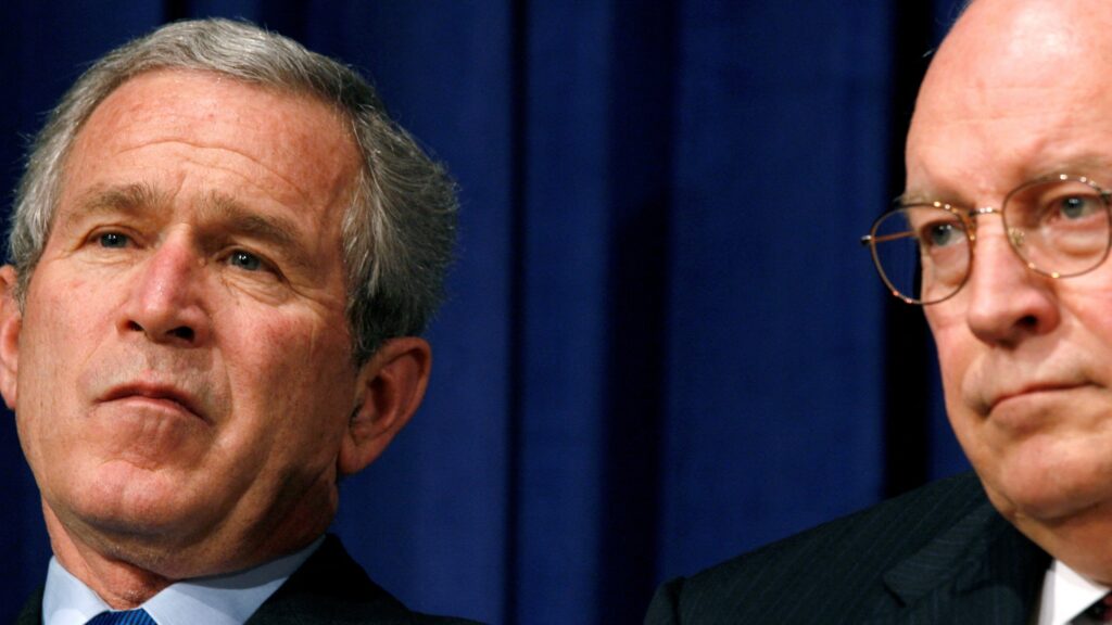 President George W. Bush and Vice President Dick Cheney